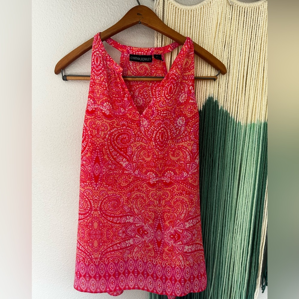 Cynthia Rowley Women’s Paisley Top size L